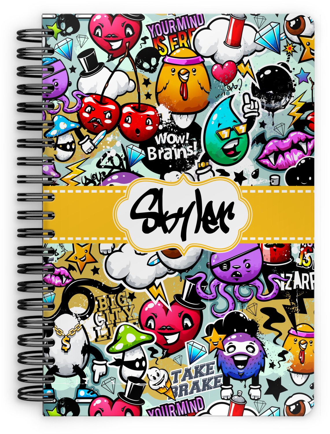 Detail Notebook Graffiti Nomer 4