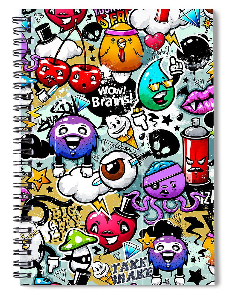 Detail Notebook Graffiti Nomer 5