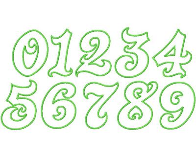 Detail Numeric Graffiti Nomer 22
