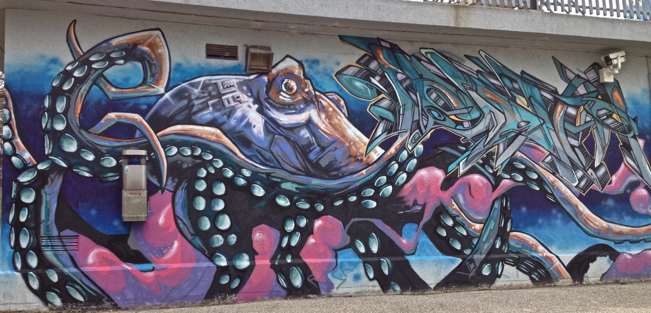 Detail Octopus Graffiti Nomer 2