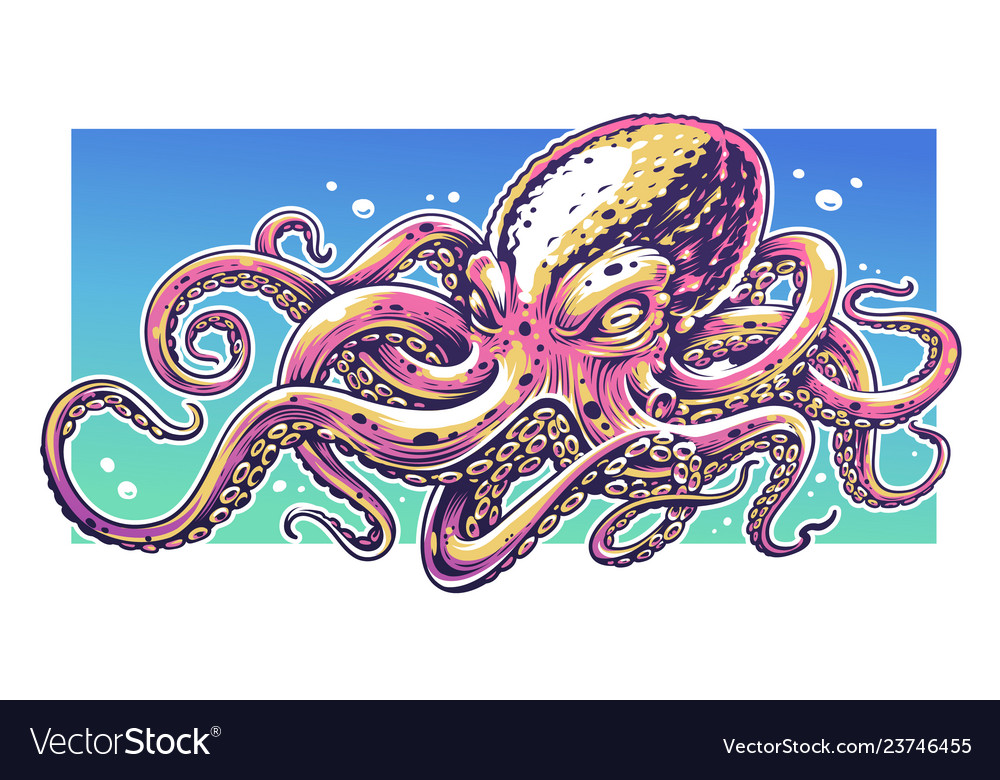 Octopus Graffiti Art - KibrisPDR