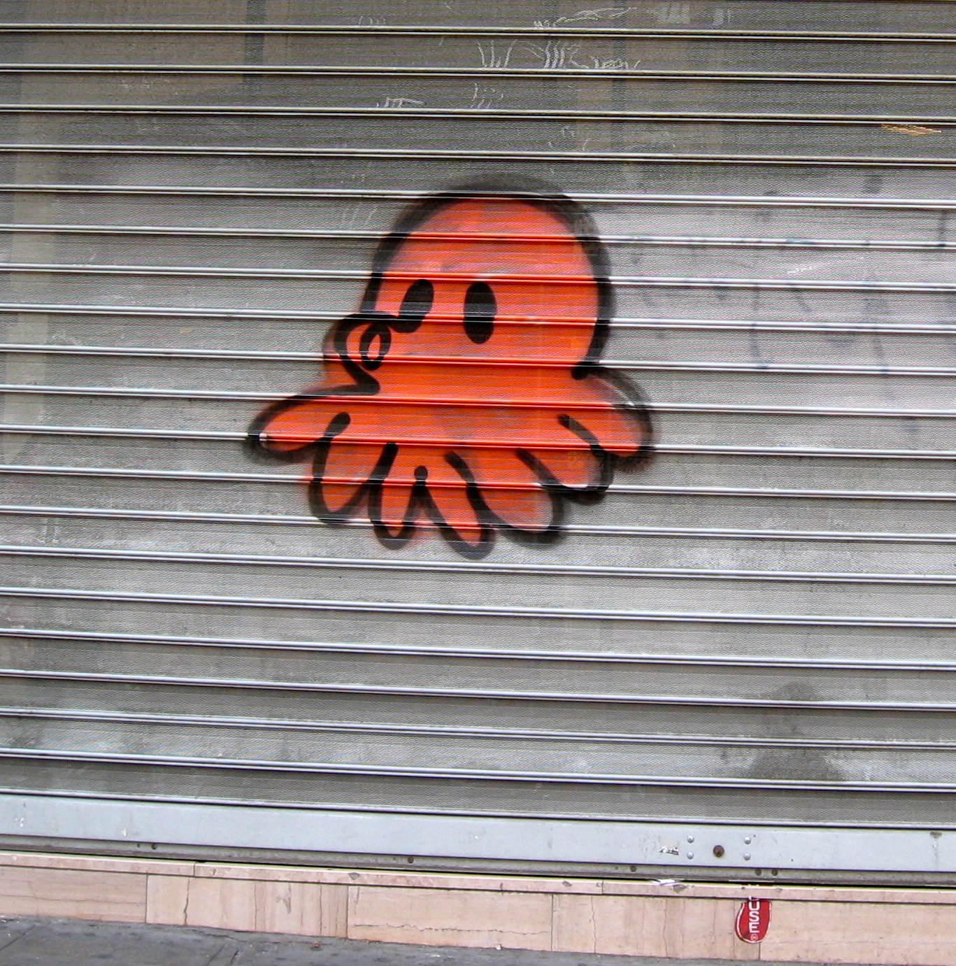 Detail Octopus Graffiti Art Nomer 39