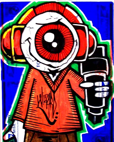 Detail One Eye Graffiti Character Nomer 16