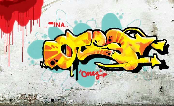 Detail Ones Graffiti Nomer 2