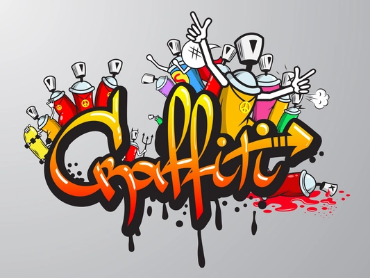 Detail Orang Graffiti Vector Nomer 20