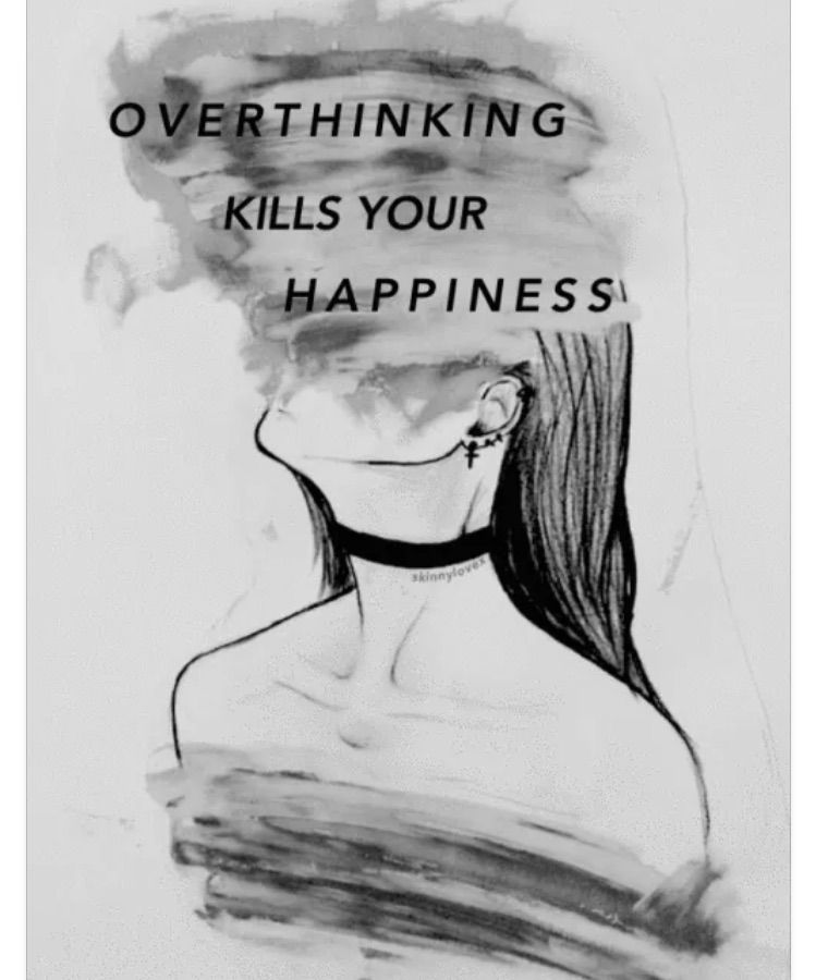 Detail Overthinking Kill Your Happiness Graffiti Image Nomer 20