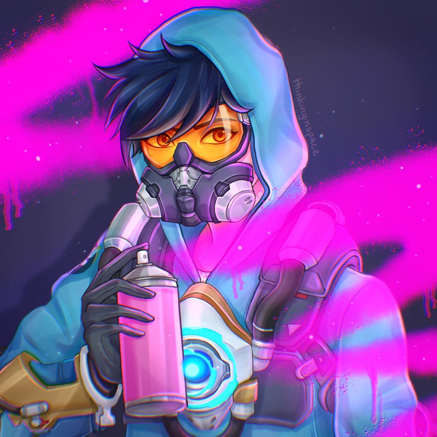 Detail Overwatch Graffiti Tracer Nomer 12