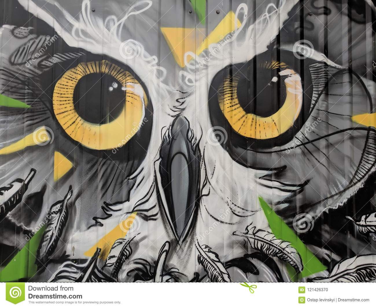 Detail Owl Graffiti Nomer 19