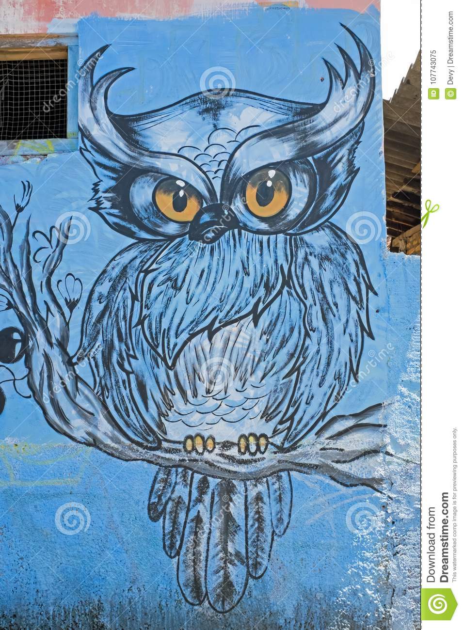 Detail Owl Graffiti Nomer 21