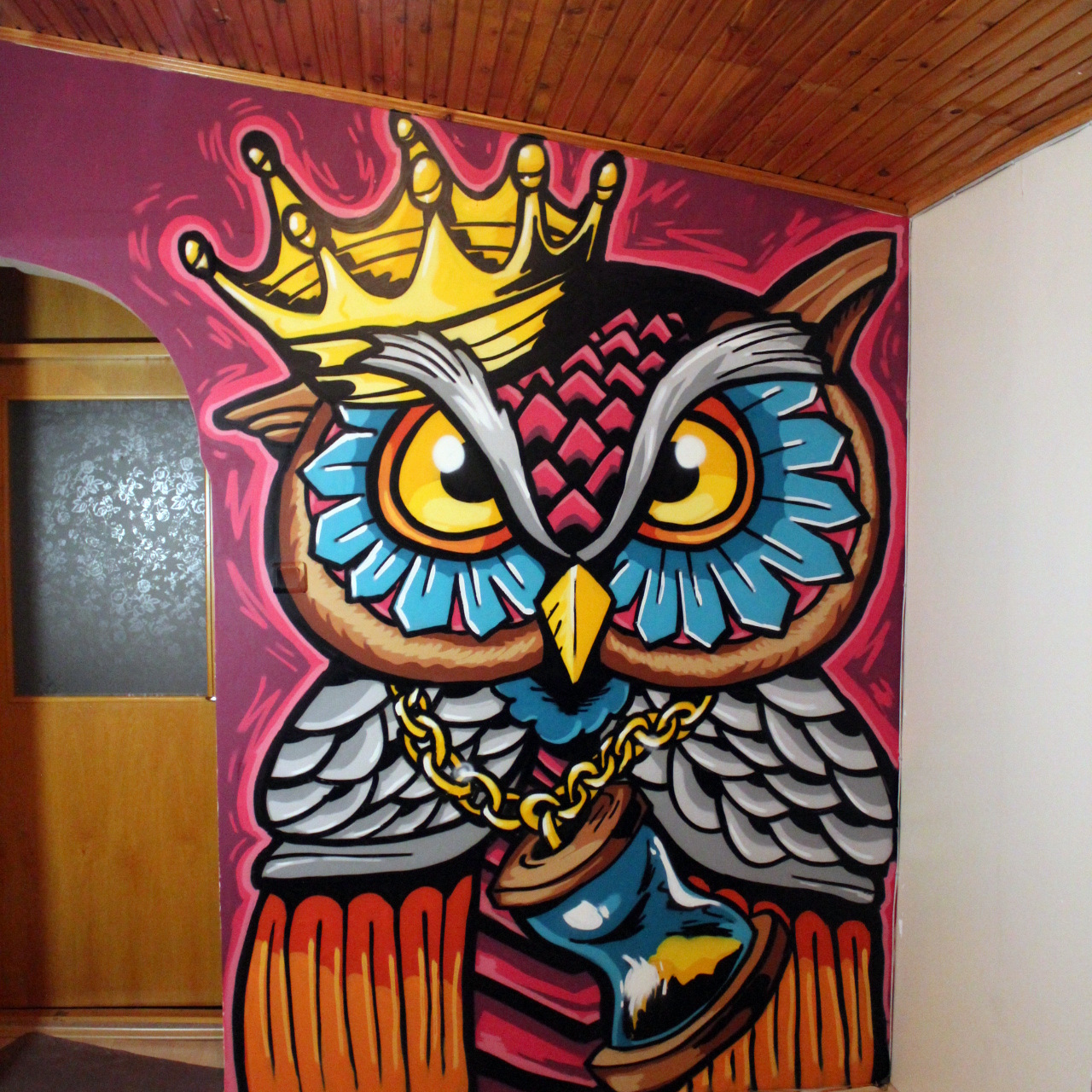 Detail Owl Graffiti Nomer 4