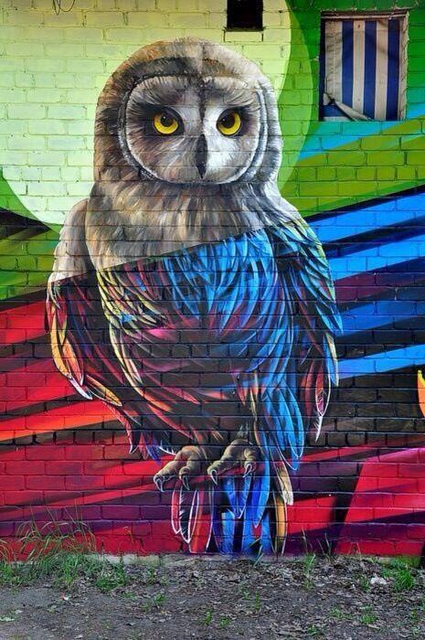 Detail Owl Graffiti Nomer 38