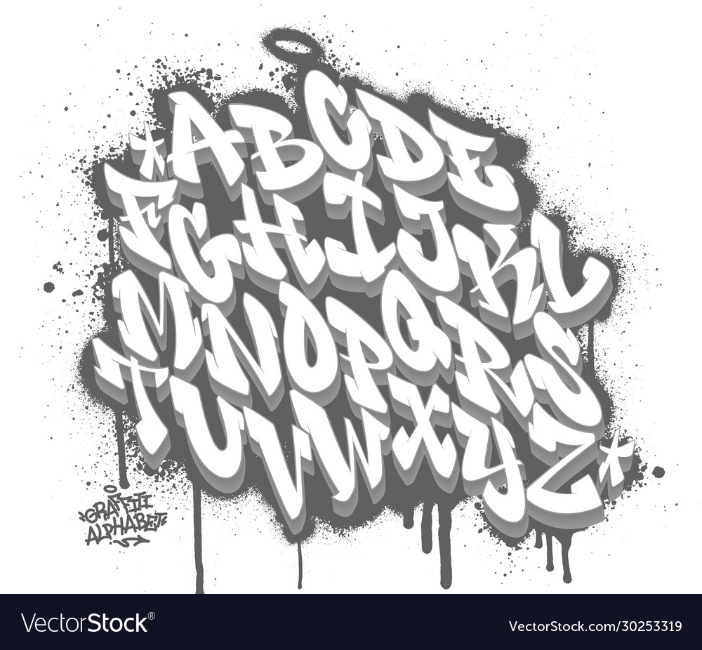 Detail Paint Graffiti Vector Nomer 19