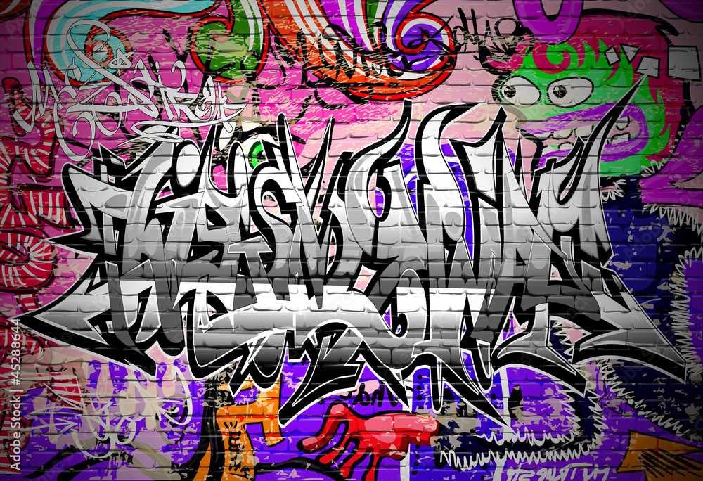 Detail Paint Graffiti Vector Nomer 38