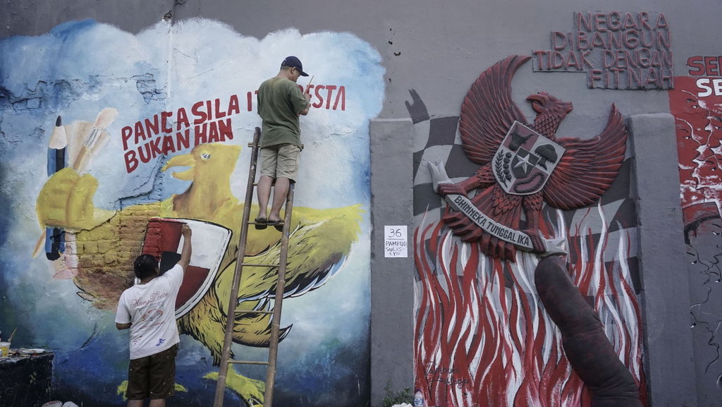 Detail Pancasila Graffiti Nomer 21