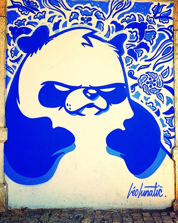 Detail Panda Graffiti Art Nomer 19