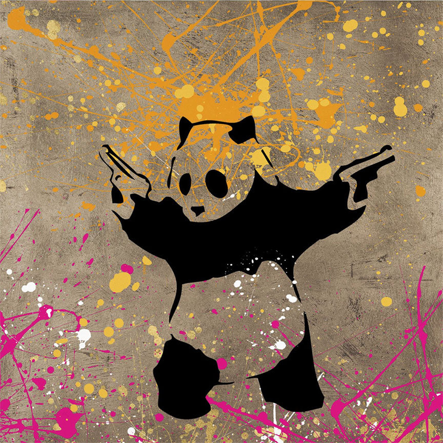 Detail Panda Graffiti Art Nomer 24