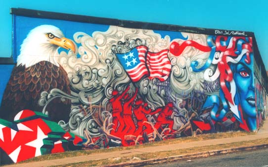 Detail Patriotic Graffiti Nomer 21