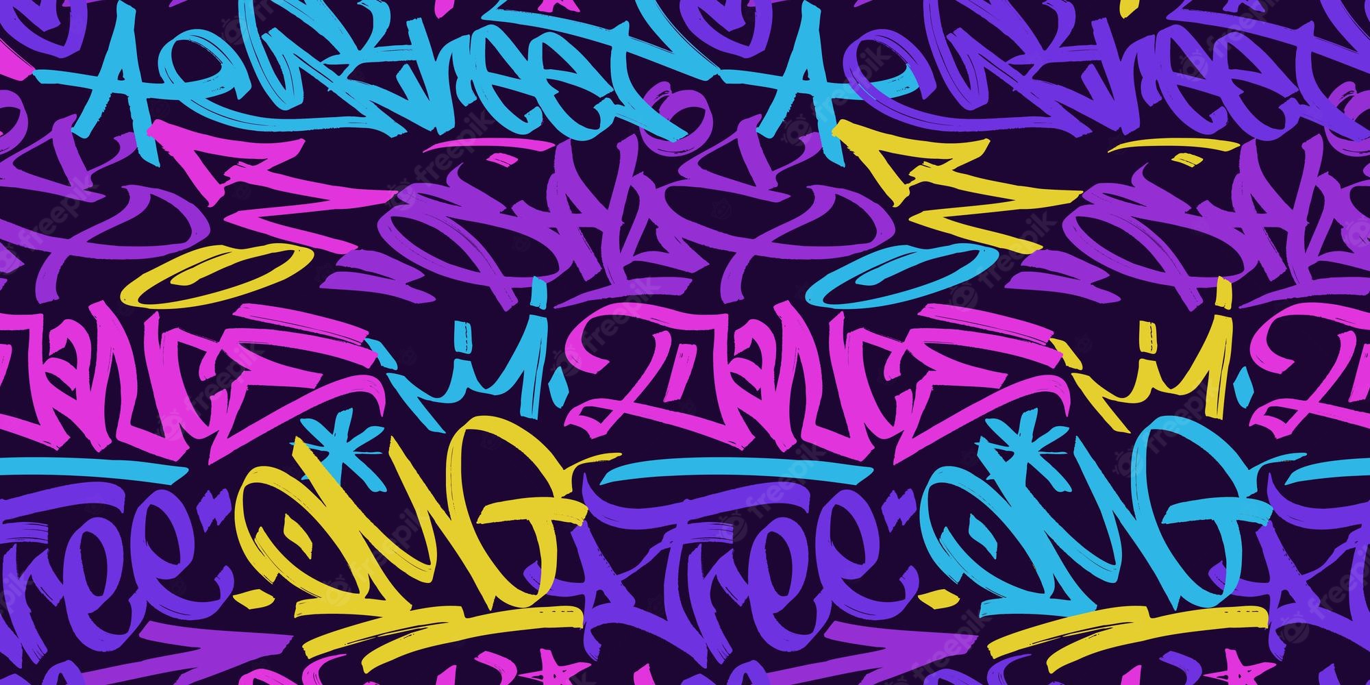 Detail Pattern Graffiti Nomer 2