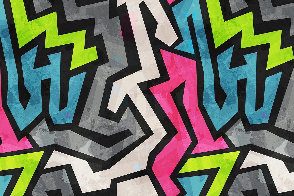 Detail Pattern Graffiti Nomer 12