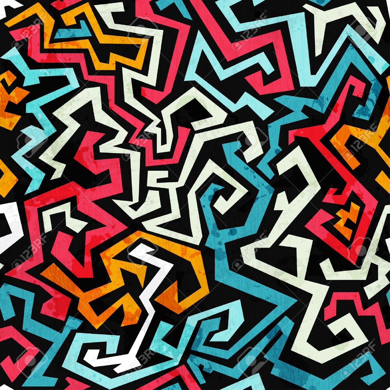 Detail Pattern Graffiti Nomer 13