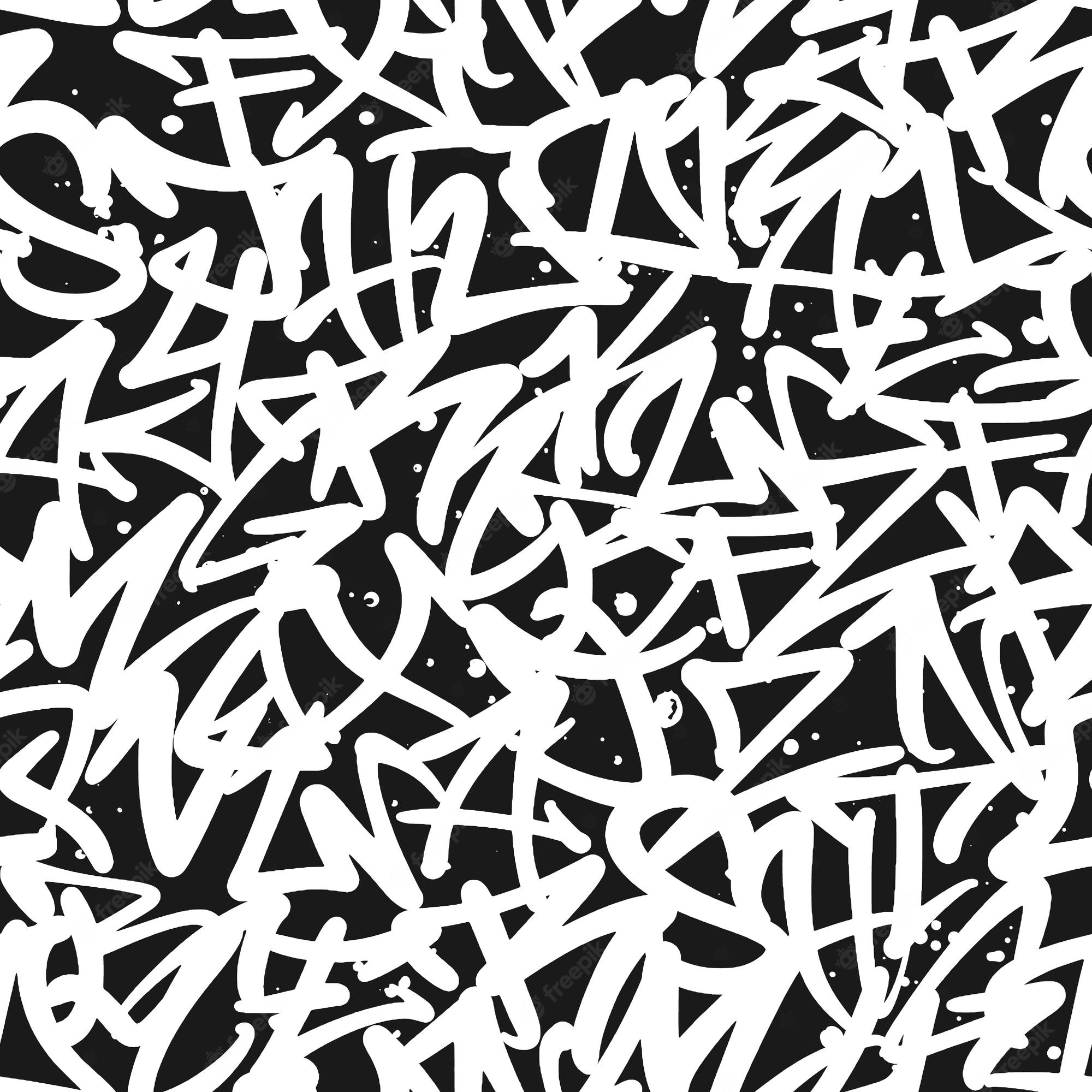 Detail Pattern Graffiti Nomer 17