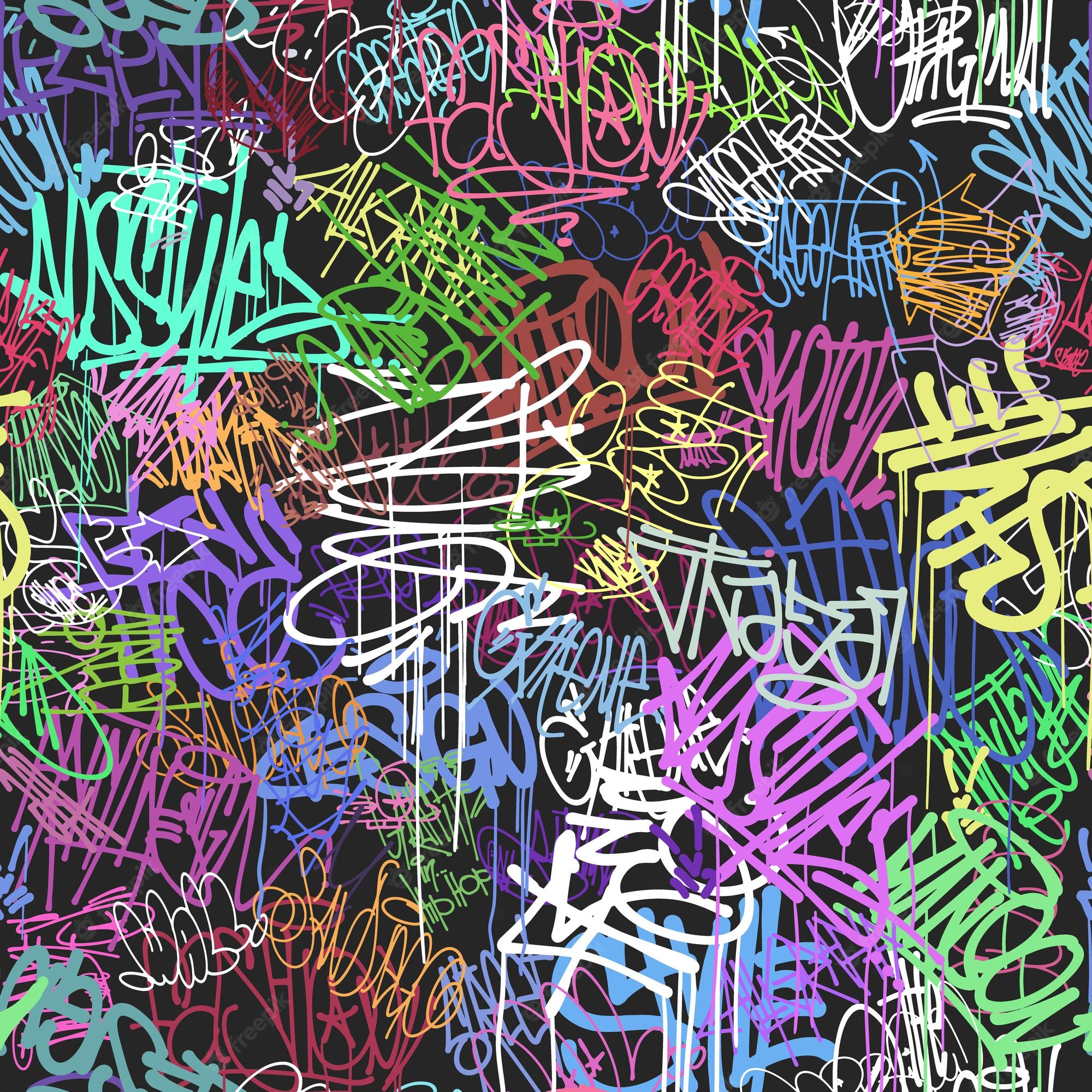 Detail Pattern Graffiti Nomer 3