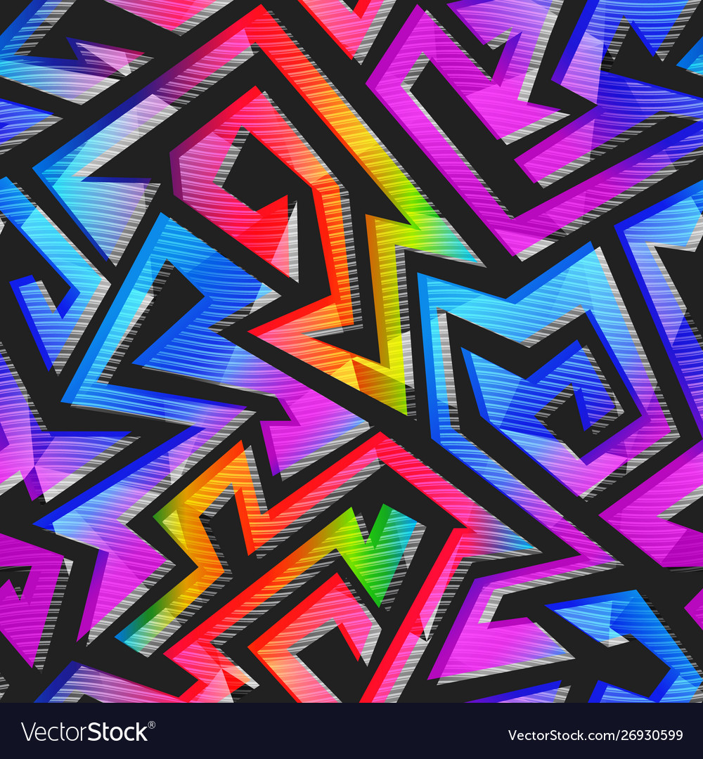 Detail Pattern Graffiti Nomer 21