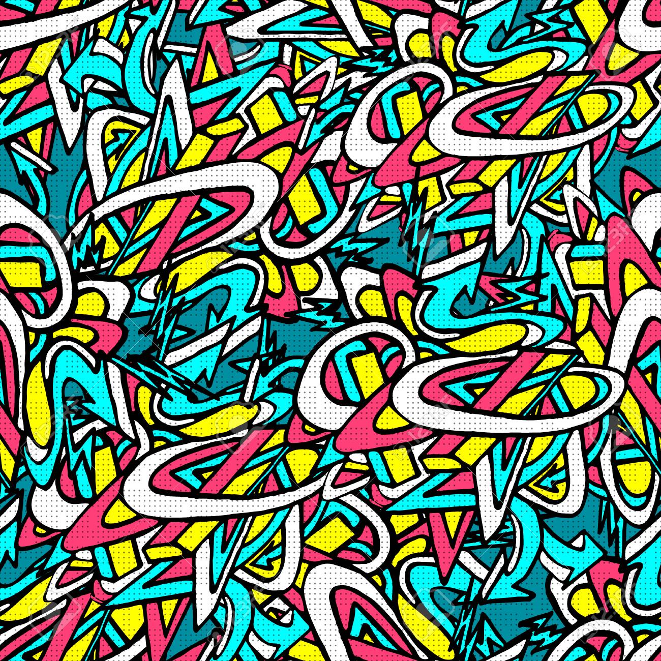 Detail Pattern Graffiti Nomer 41