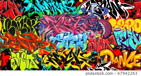 Detail Pattern Graffiti Nomer 46