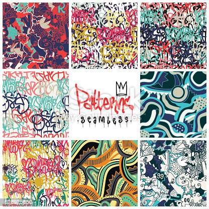 Detail Pattern Graffiti Nomer 47