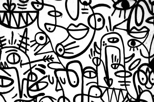 Detail Pattern Graffiti Nomer 48