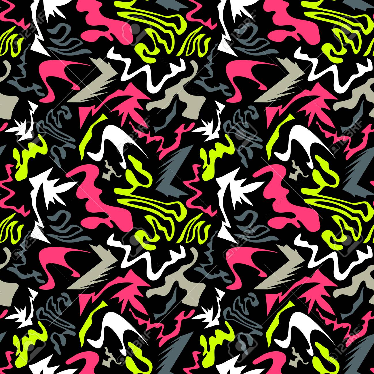 Detail Pattern Graffiti Nomer 6