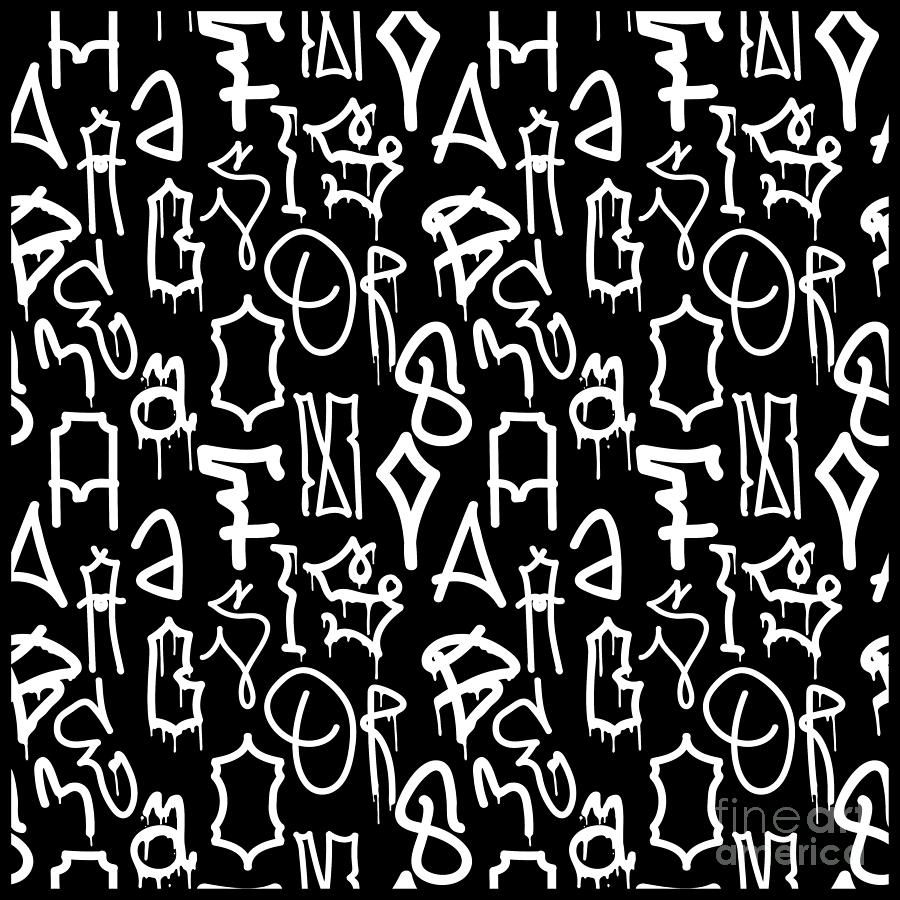 Detail Pattern Graffiti Nomer 55