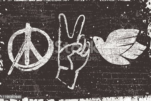 Detail Peace Words Collage Graffiti Nomer 24