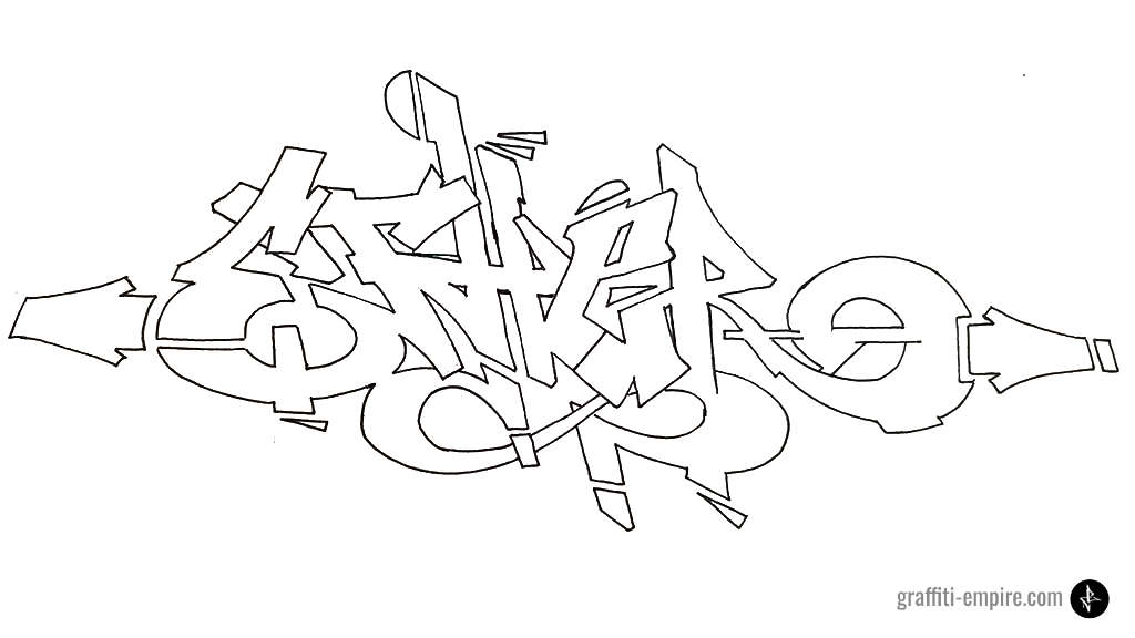 Detail Pen Draw Graffiti Nomer 9