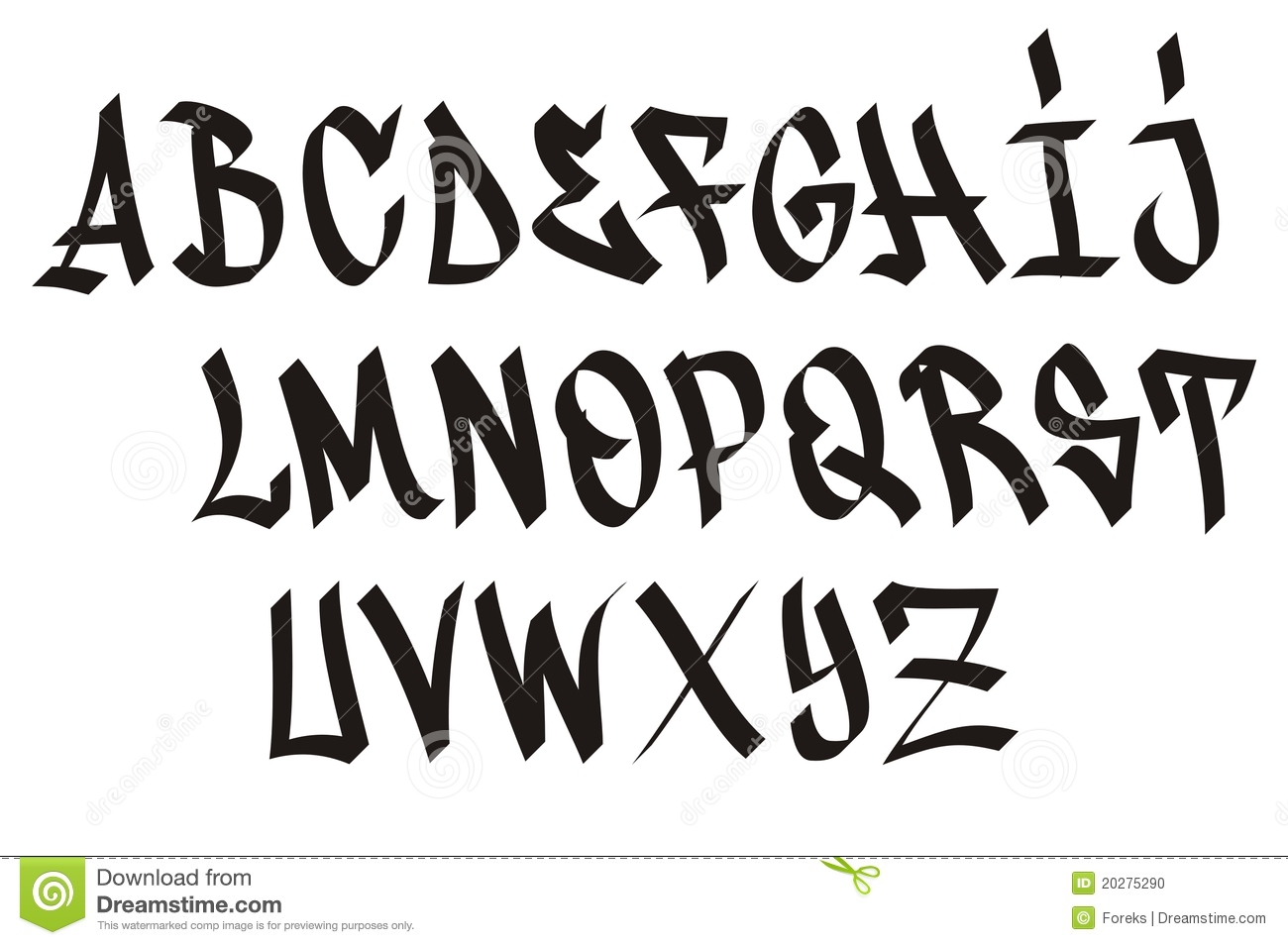 Detail Pen Graffiti Letters Nomer 25