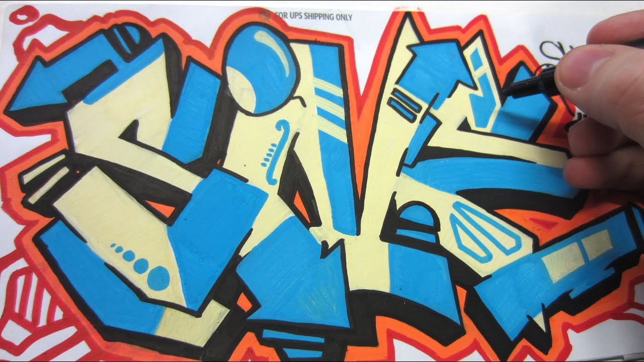 Detail Pen Graffiti Letters Nomer 42