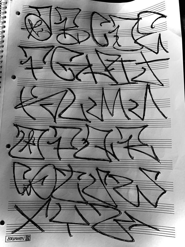 Detail Pen Graffiti Letters Nomer 8