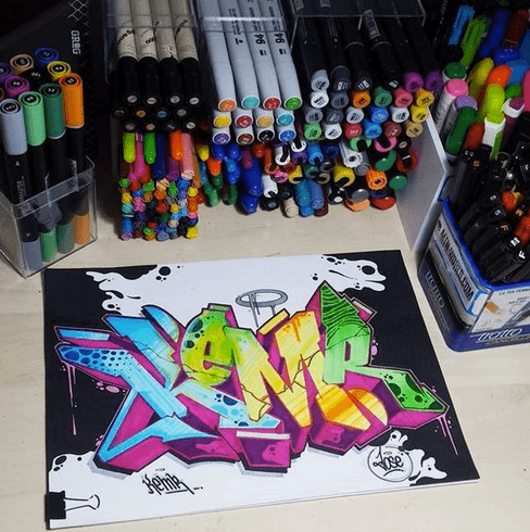 Detail Pendraw Graffiti Nomer 42