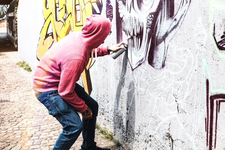 People Doing Graffiti - KibrisPDR