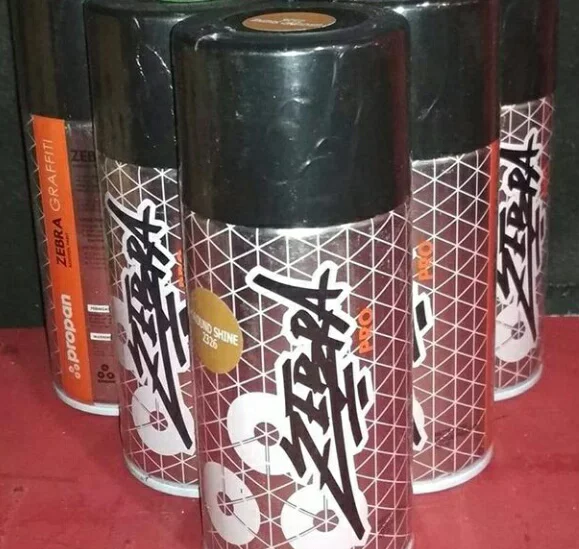 Detail Pilihan Warna Zebra Pro Graffiti Nomer 42