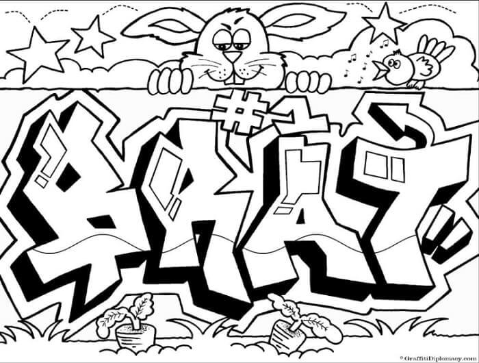 Detail Pilox Graffiti Hitam Putih Nomer 29
