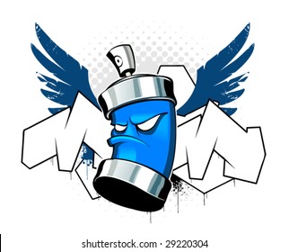 Detail Pilox Graffiti Vector Nomer 13