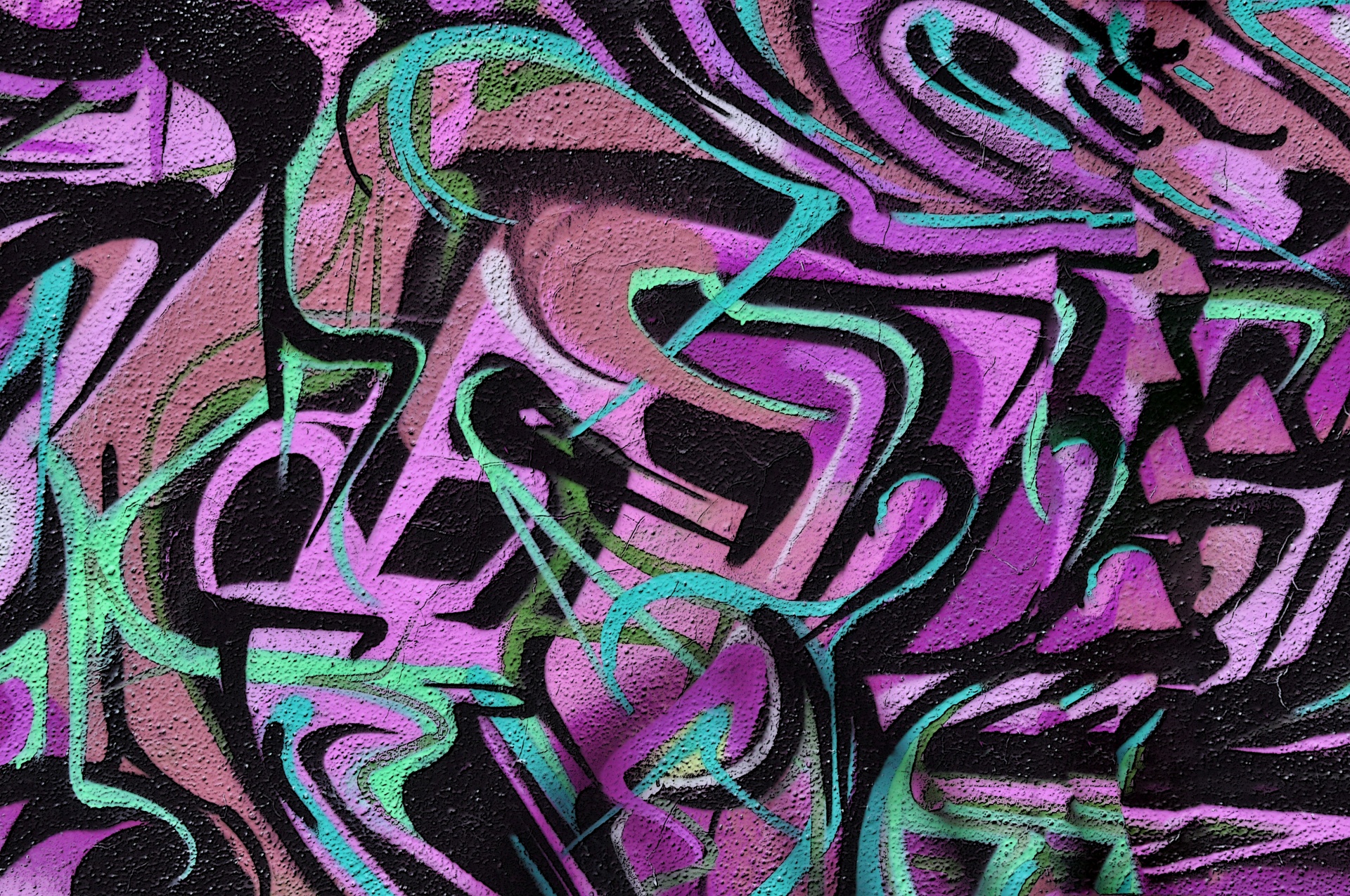 Detail Pink And Black Graffiti Wallpaper Nomer 8