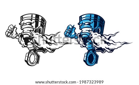 Detail Piston Graffiti Characters Png Vector Nomer 5