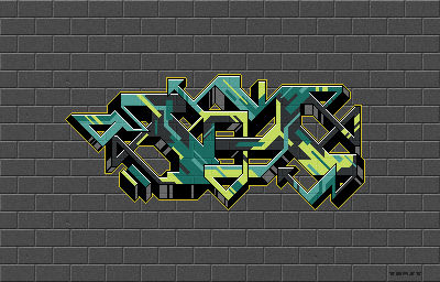 Detail Pixel Art Graffiti Nomer 20
