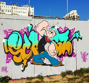 Detail Popeye Graffiti Nomer 19