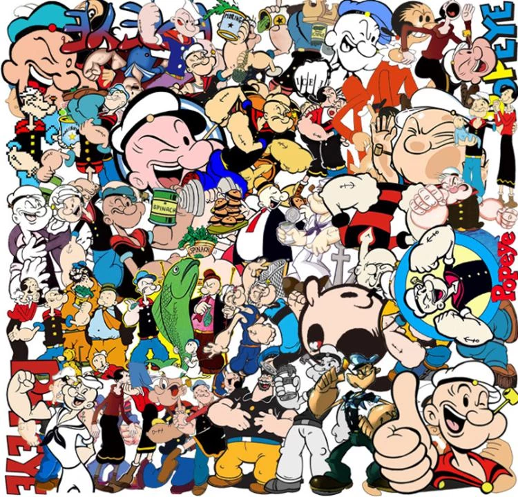 Detail Popeye Graffiti Nomer 46