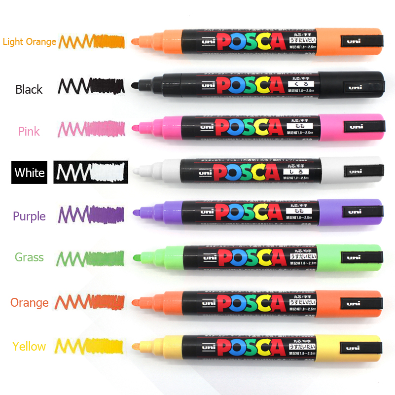 Detail Posca Graffiti Markers Nomer 50