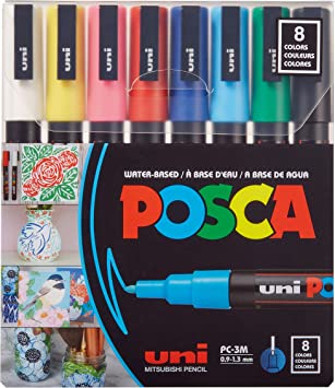 Detail Posca Graffiti Markers Nomer 9